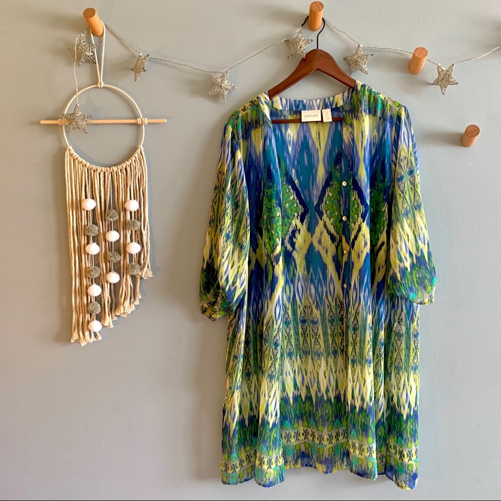CHICOS blouse/kimono